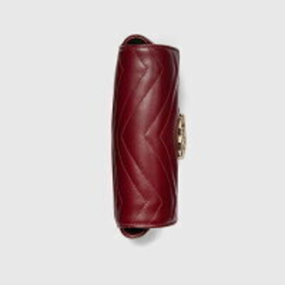 Gucci GG Marmont Super Bag Rosso Ancora Red Leather - Picture 3 of 5